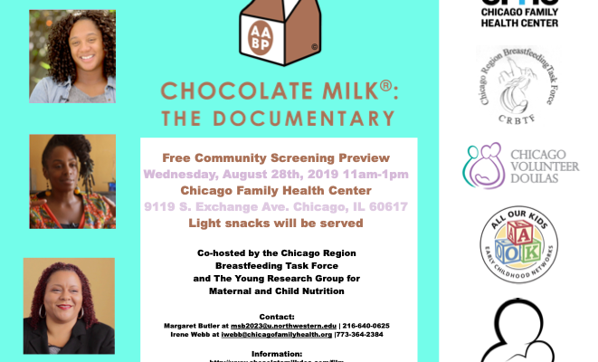 Community Screening of Chocolate Milk: The Documentary in Chicago to celebrate Black Breastfeeding Week 2019